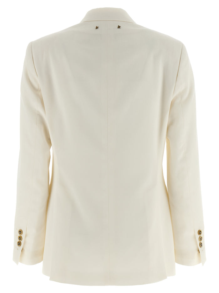 Golden Goose 55% polyester blazer in white — view 2
