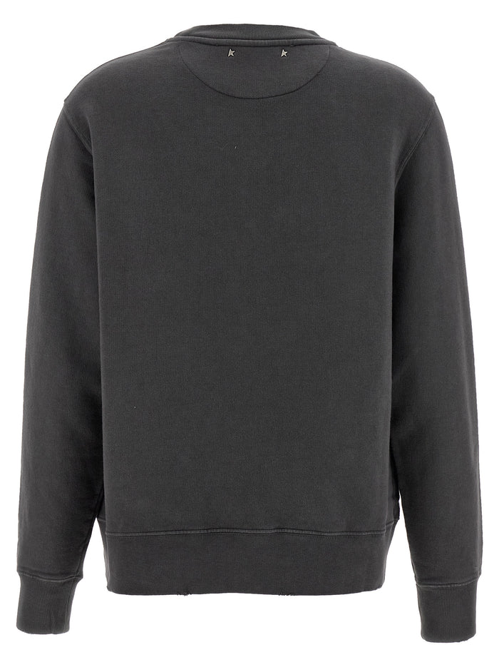 Golden Goose 100% cotton sweatshirt in gray — view 2