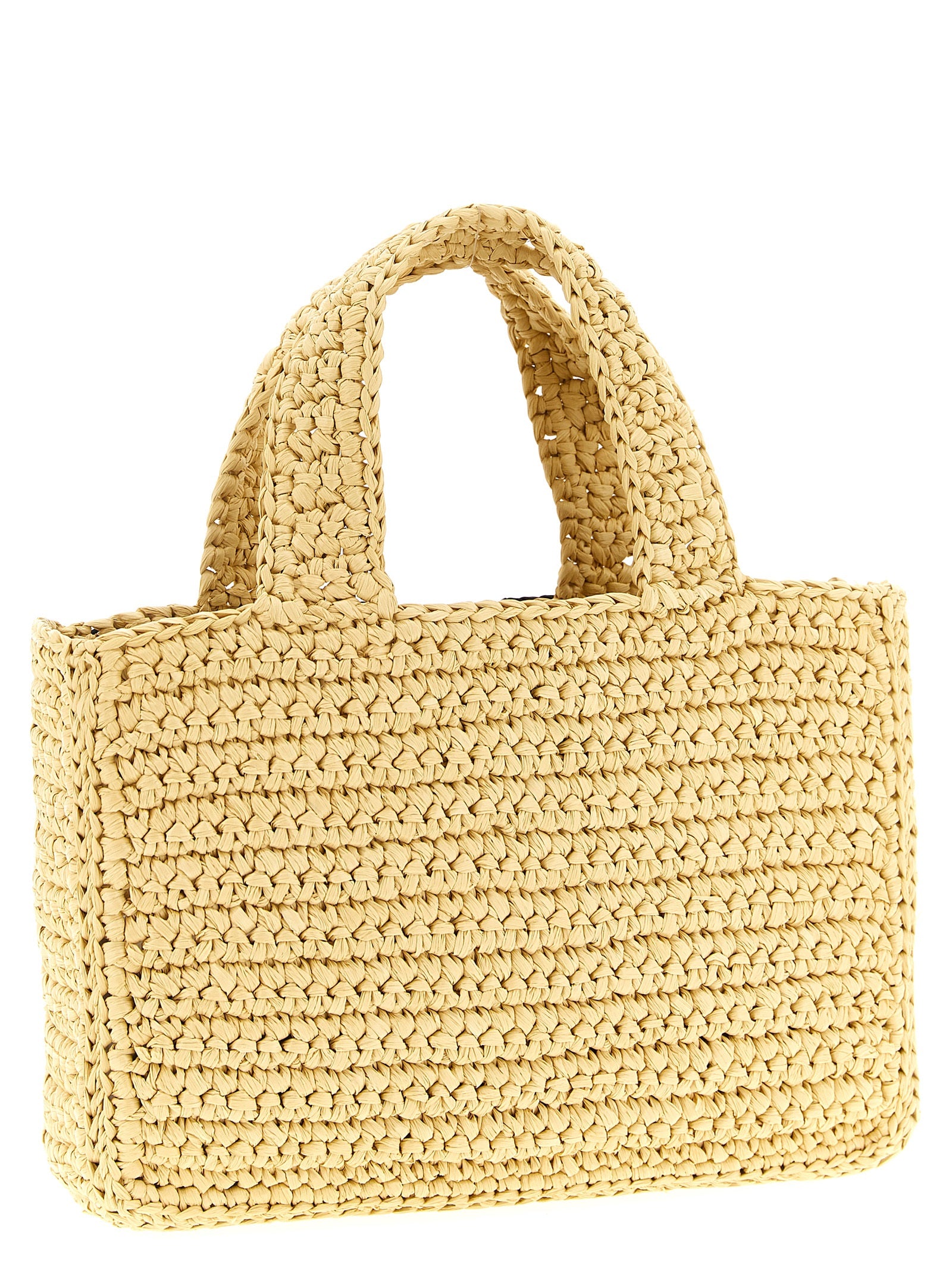 Valentino Garavani 100% viscose tote bag in black — view 2