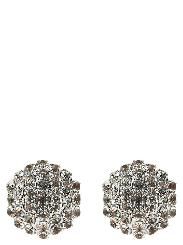 Self-Portrait 55% brass earrings in silver