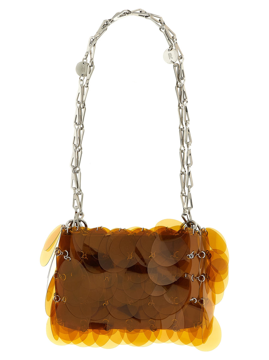 Paco Rabanne 50% polyester shoulder bag in orange