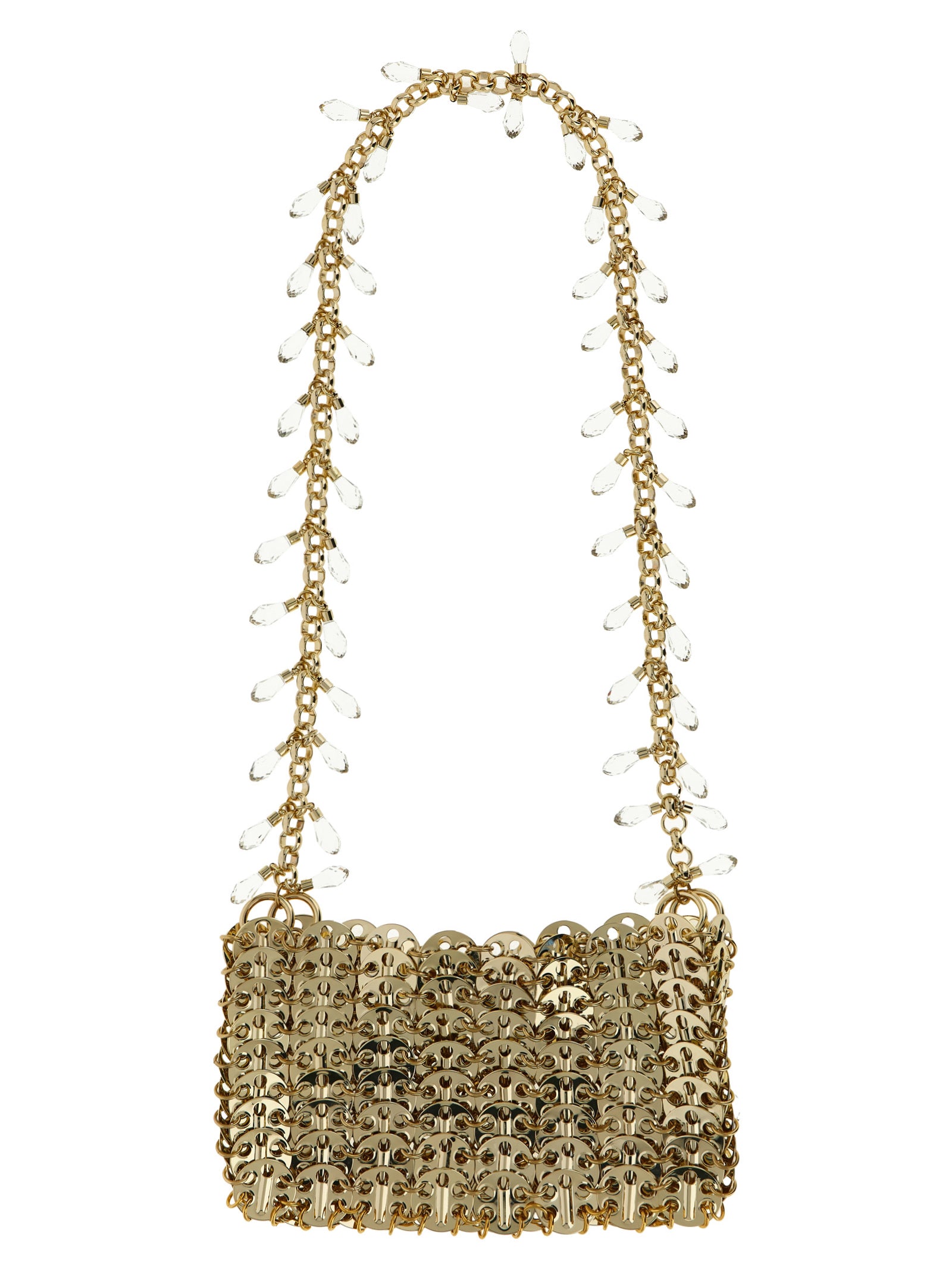 Gold Brass Shoulder Bag