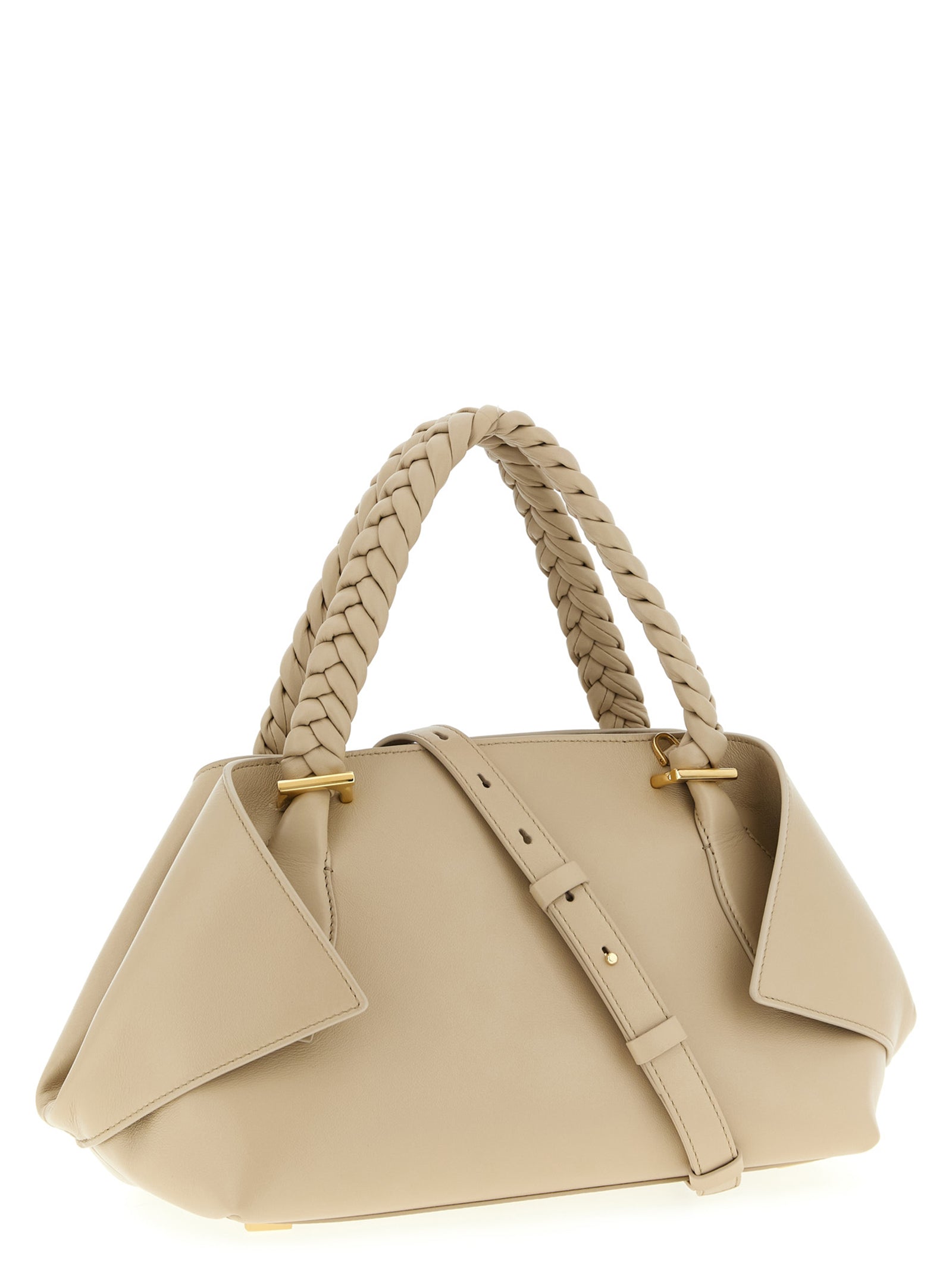 Gray Calfskin Handbag Bag