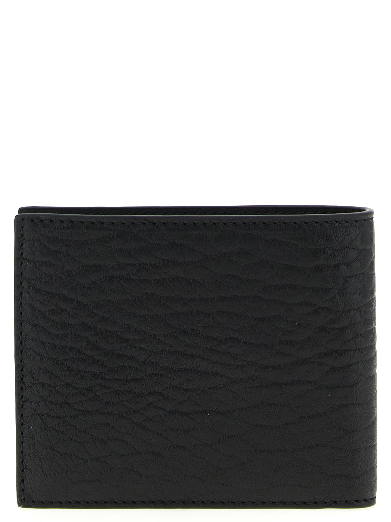 Ferragamo 100% calfskin leather (Bos Taurus) wallet in black — view 2