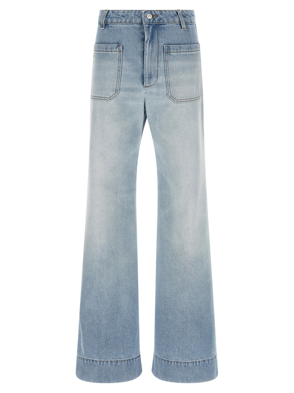 Victoria Beckham 100% Cotton jeans in blue