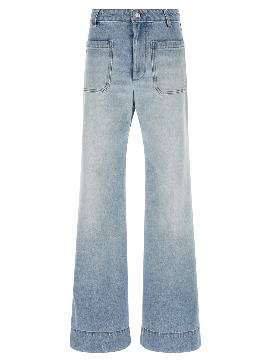 Victoria Beckham 100% Cotton jeans in blue