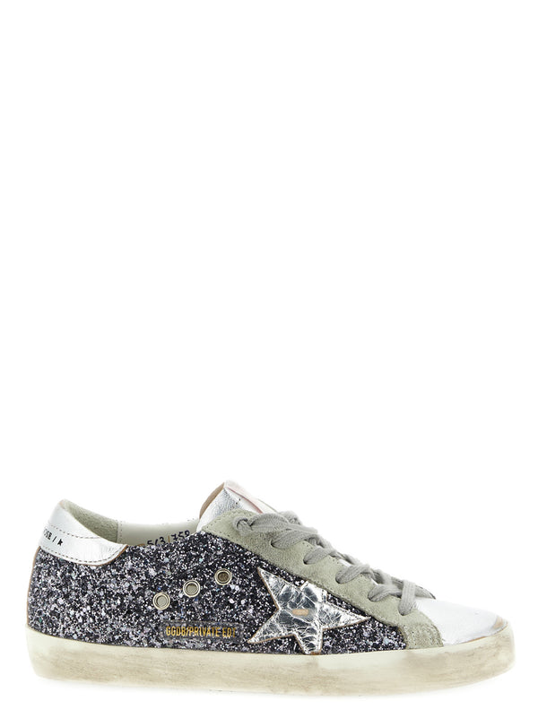 Golden Goose 49% Leather sneaker in silver
