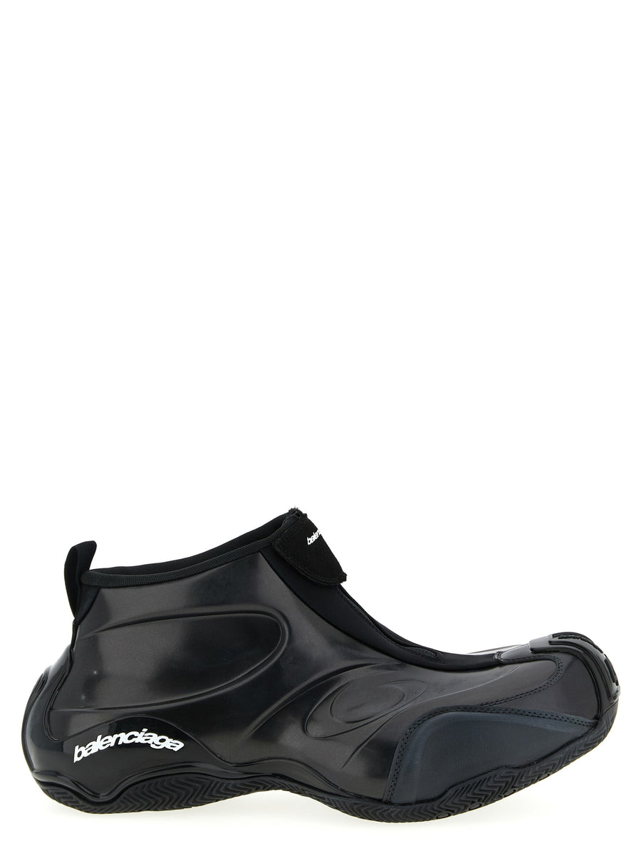 Balenciaga 55% polyester sneaker in black