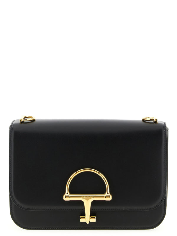 Gucci 100% Calfskin Leather shoulder bag in black