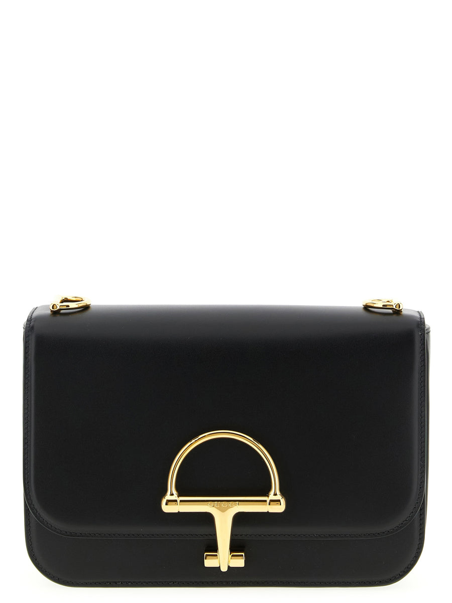 Gucci 100% Calfskin Leather shoulder bag in black