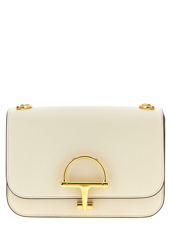 Gucci 100% Calfskin Leather shoulder bag in white