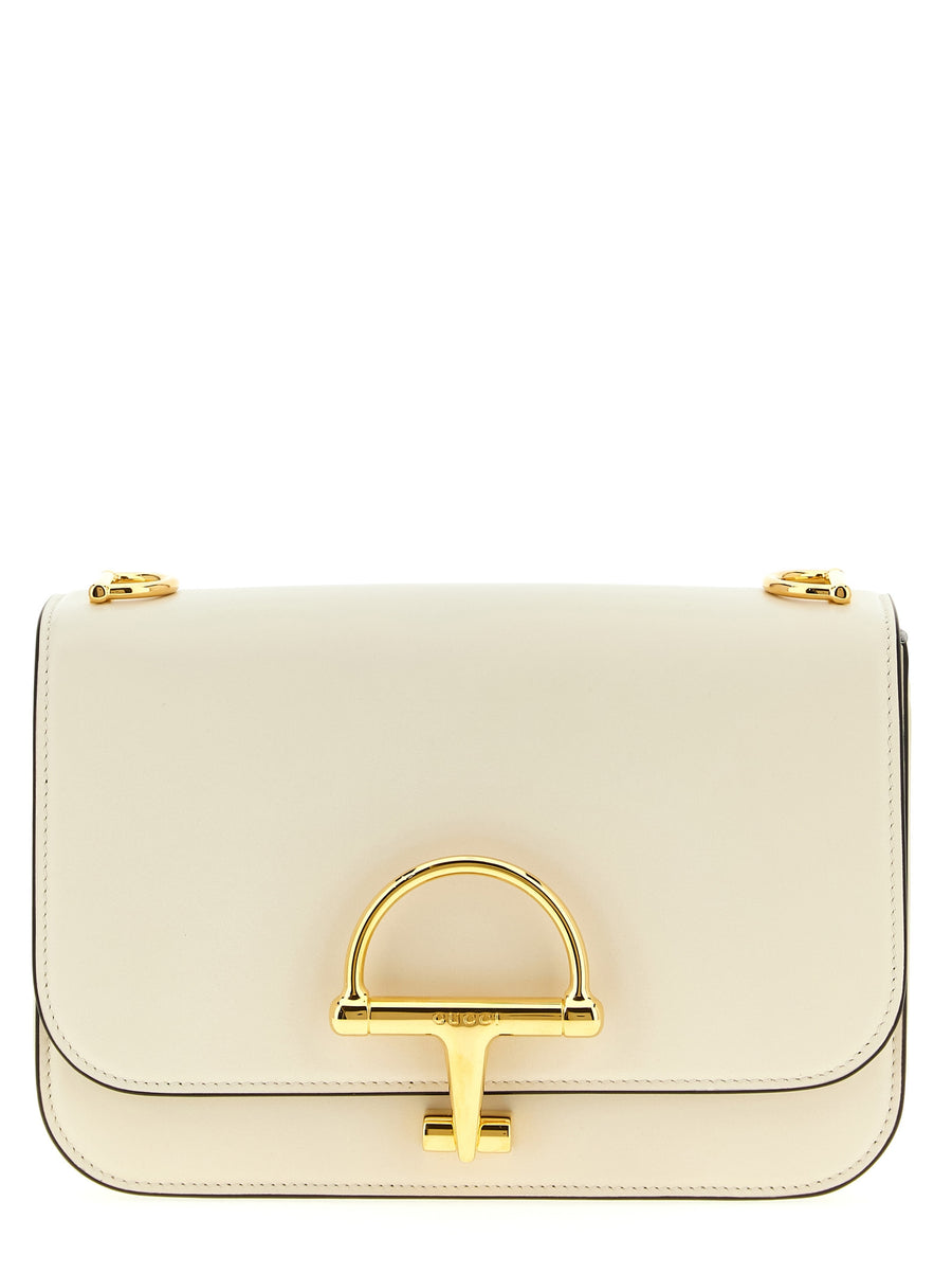 Gucci 100% Calfskin Leather shoulder bag in white