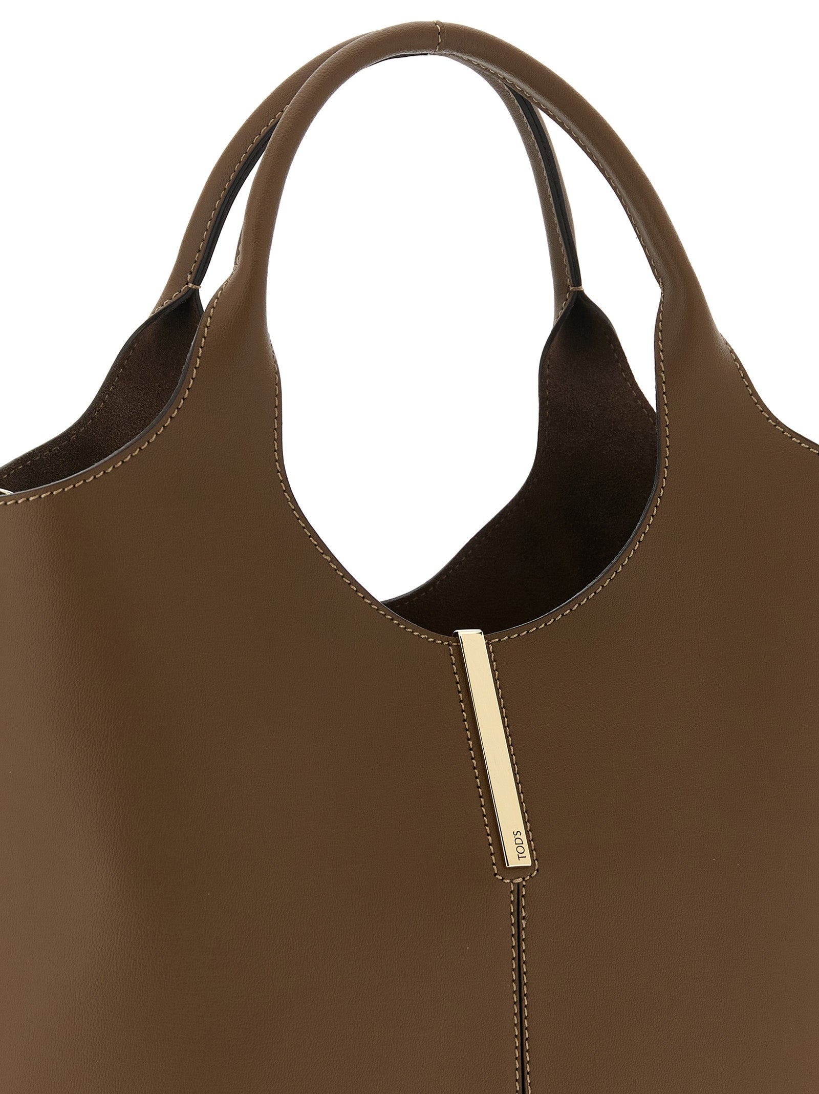 Brown Calfskin Handbag Bag