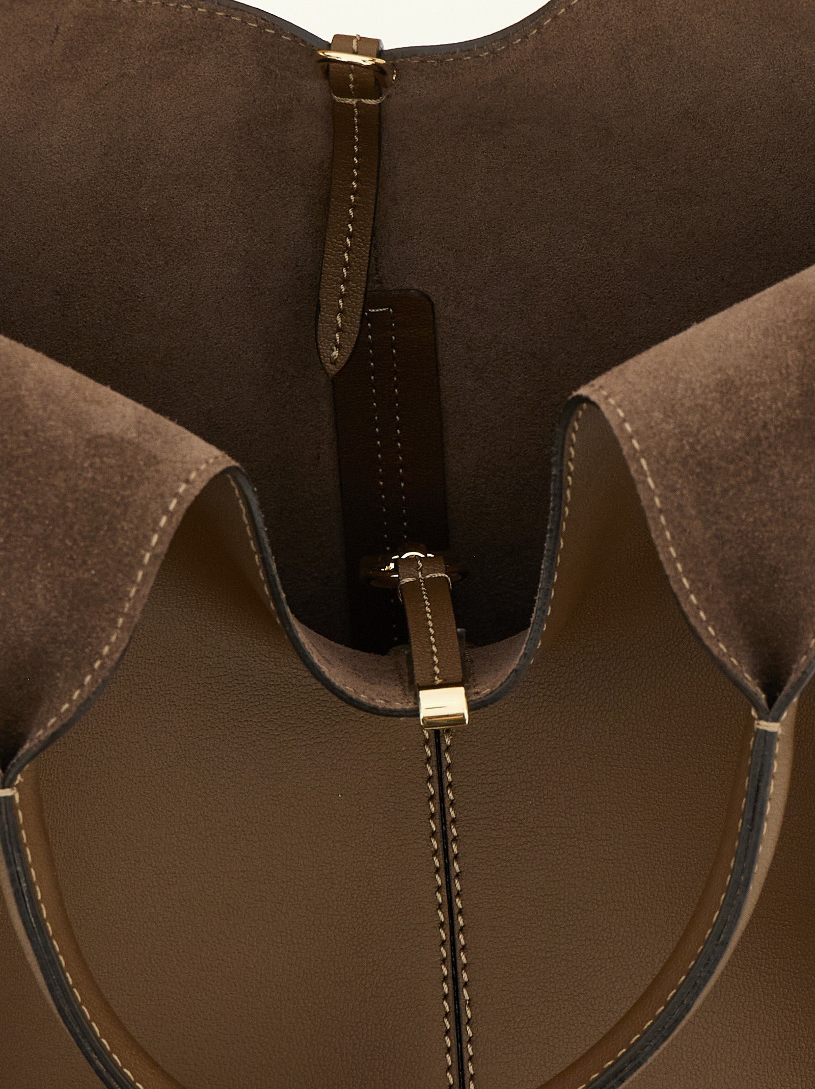 Brown Calfskin Handbag Bag