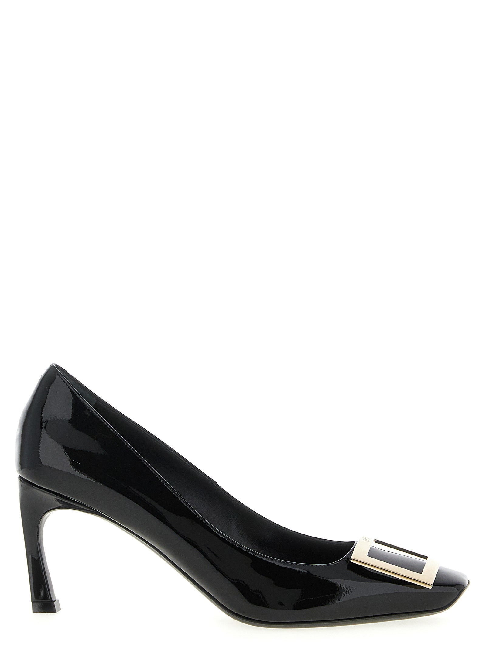 Roger Vivier 100% calfskin leather pump in black