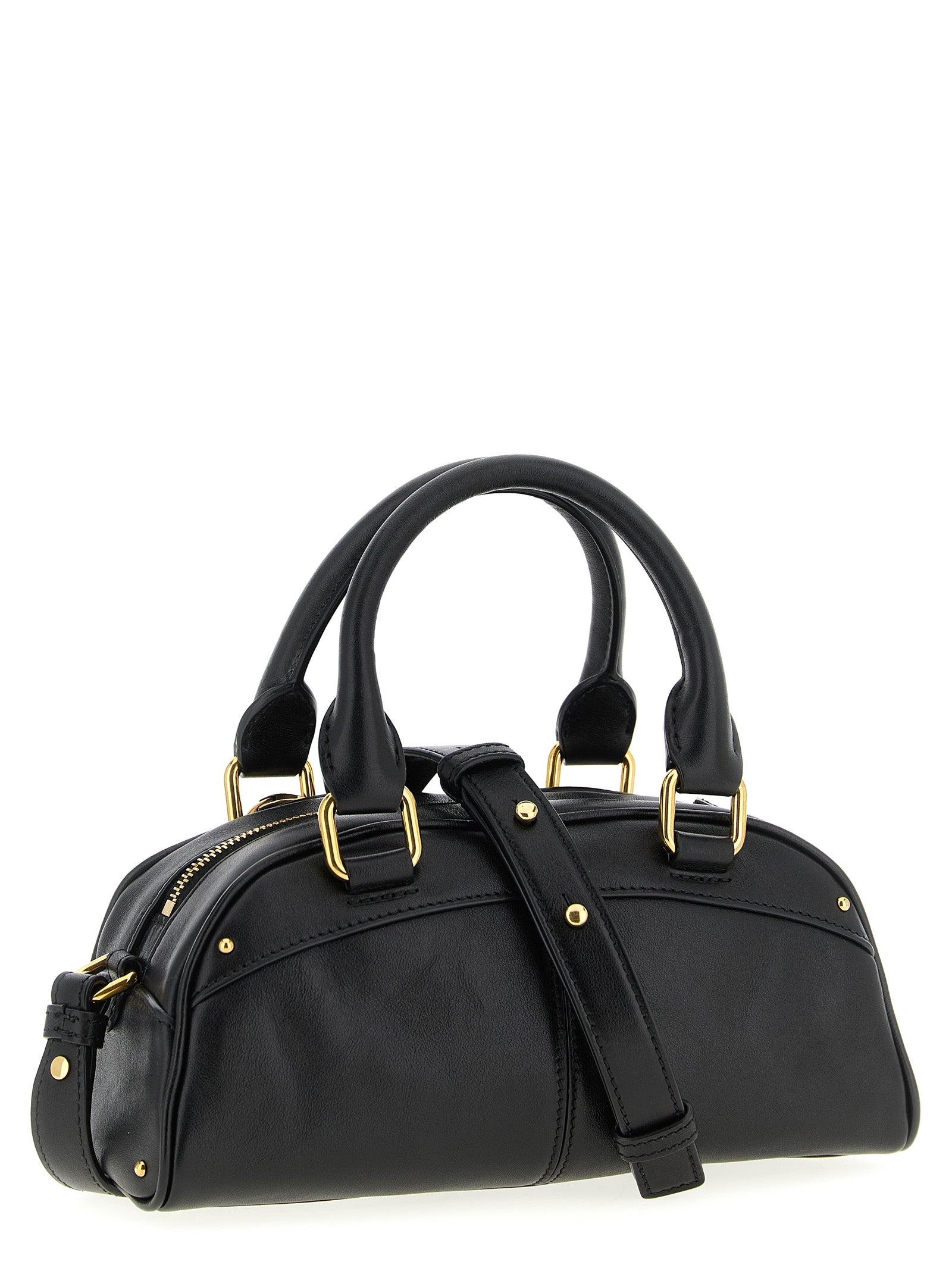 Black Calfskin Handbag Bag