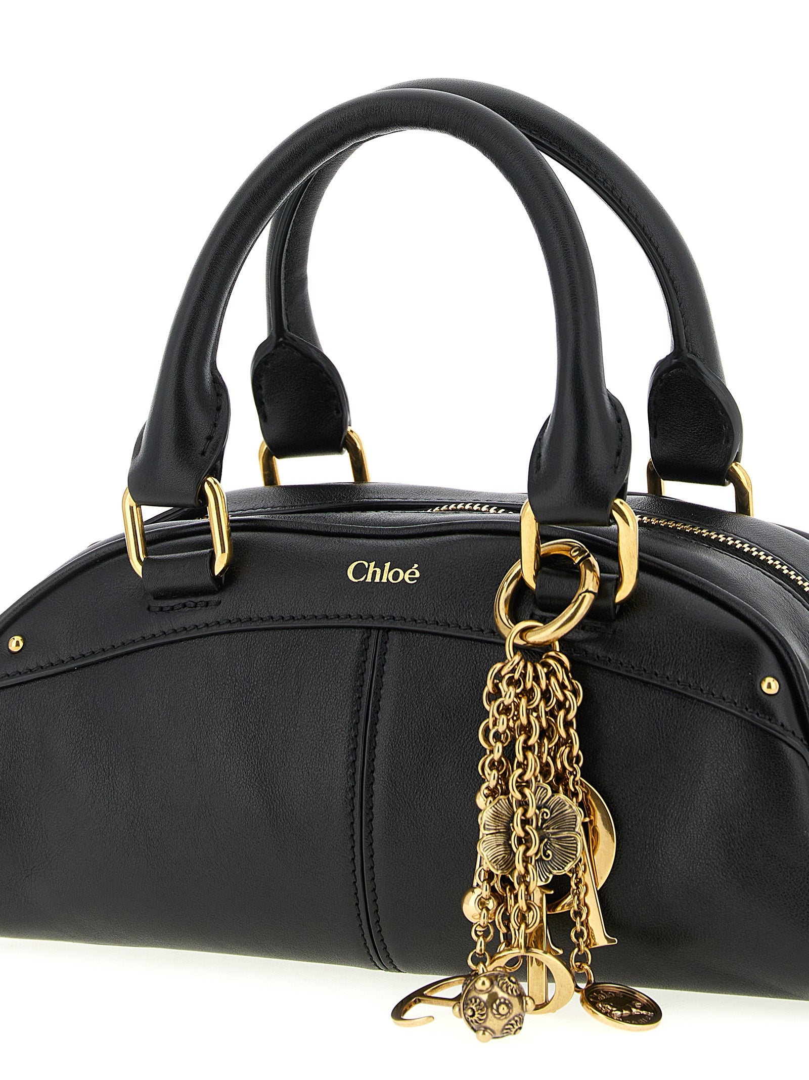 Black Calfskin Handbag Bag