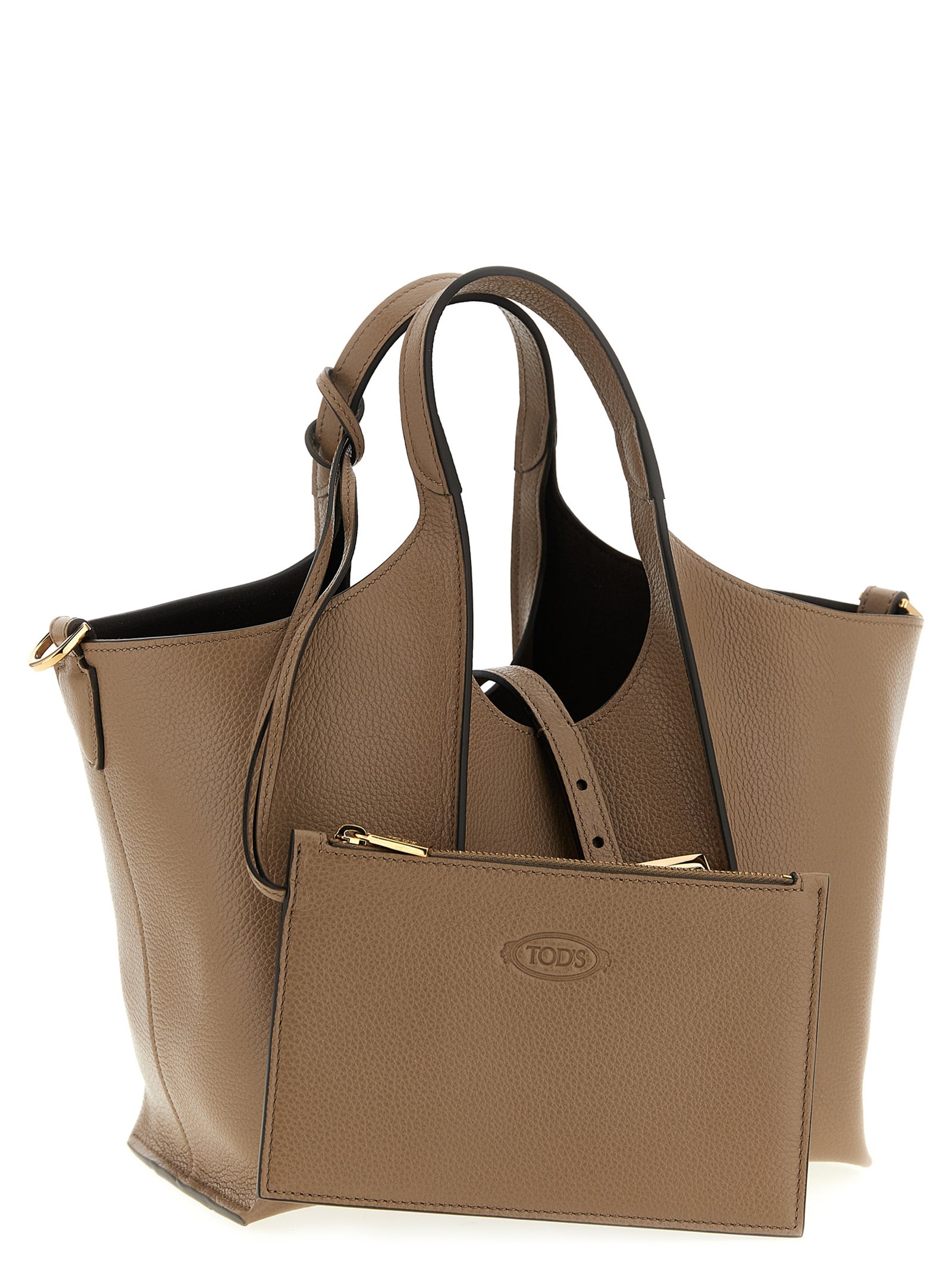 Beige Calfskin Handbag Bag