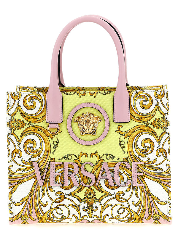 Versace 100% Cotton tote bag in multicolor
