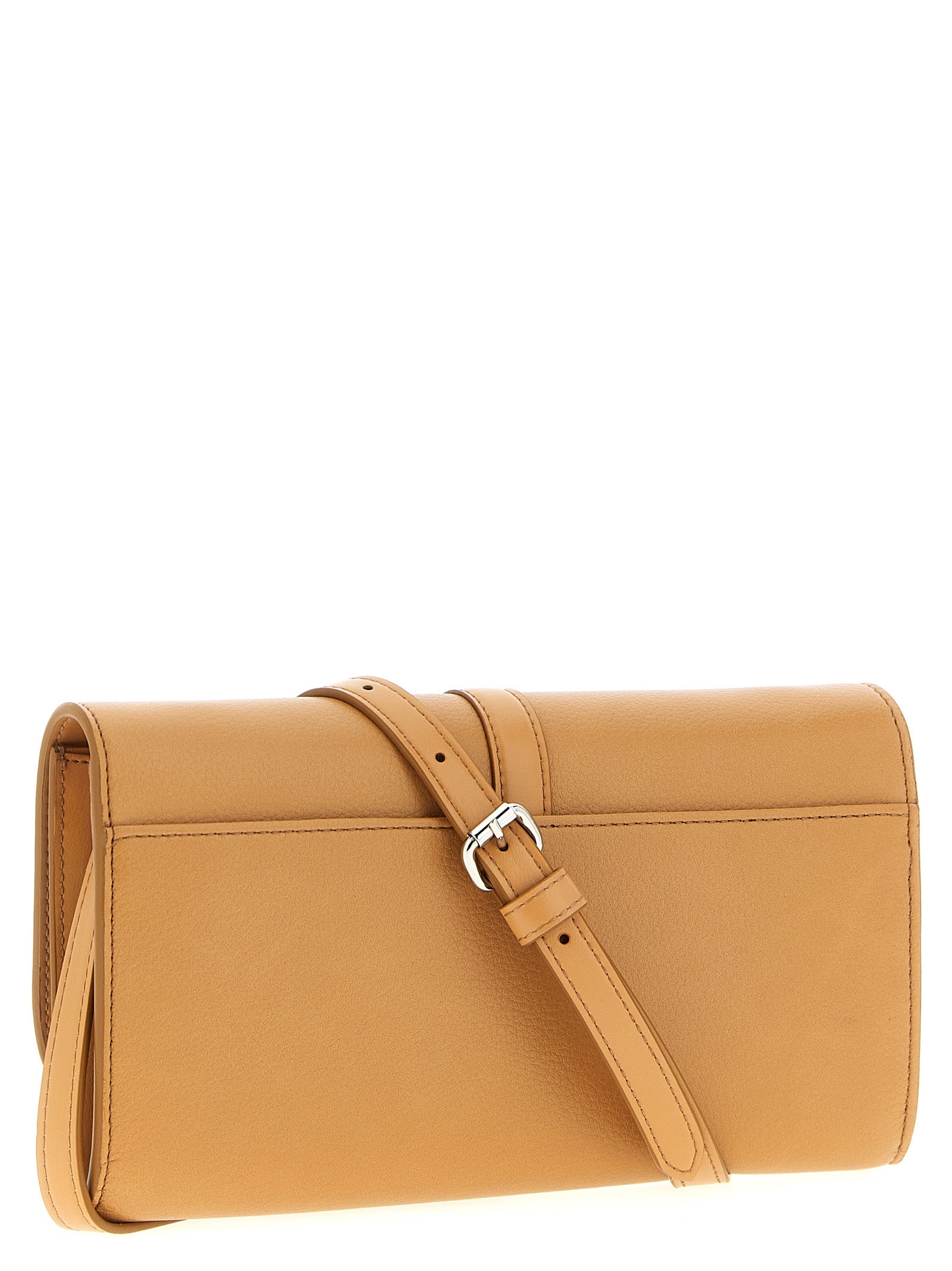 Stella McCartney 100% Polyamide wallet in beige — view 2