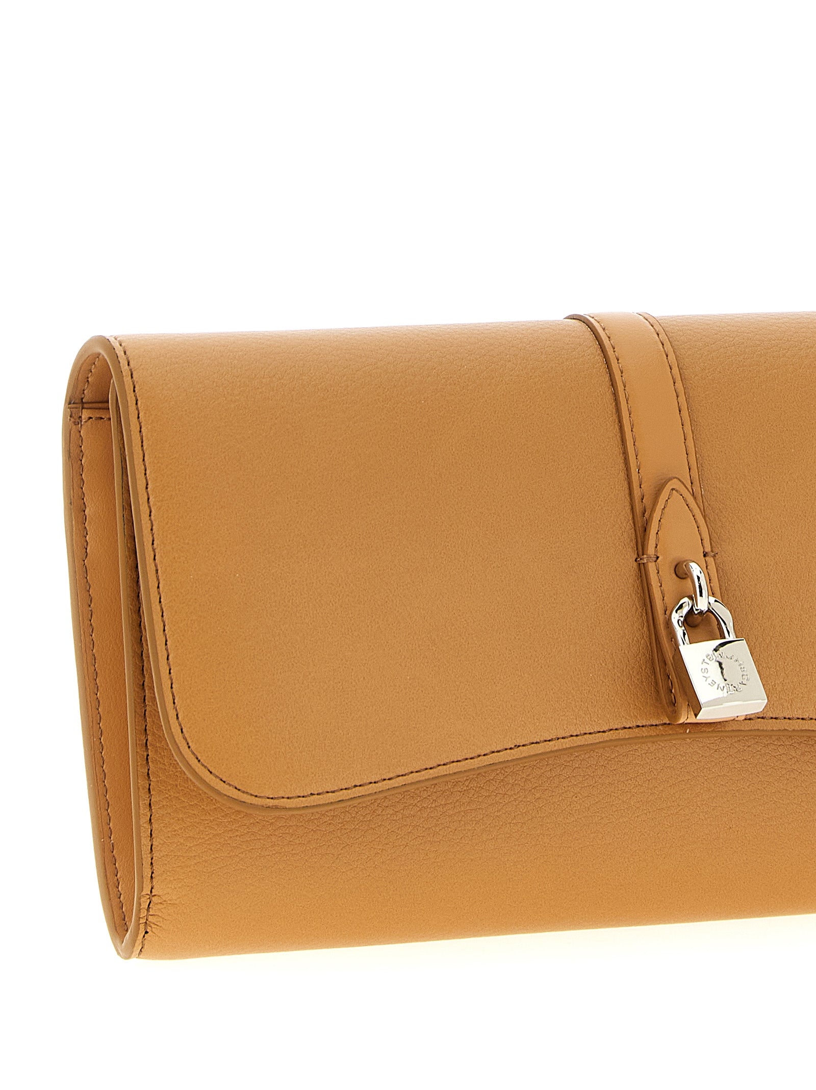 Stella McCartney 100% Polyamide wallet in beige — view 3