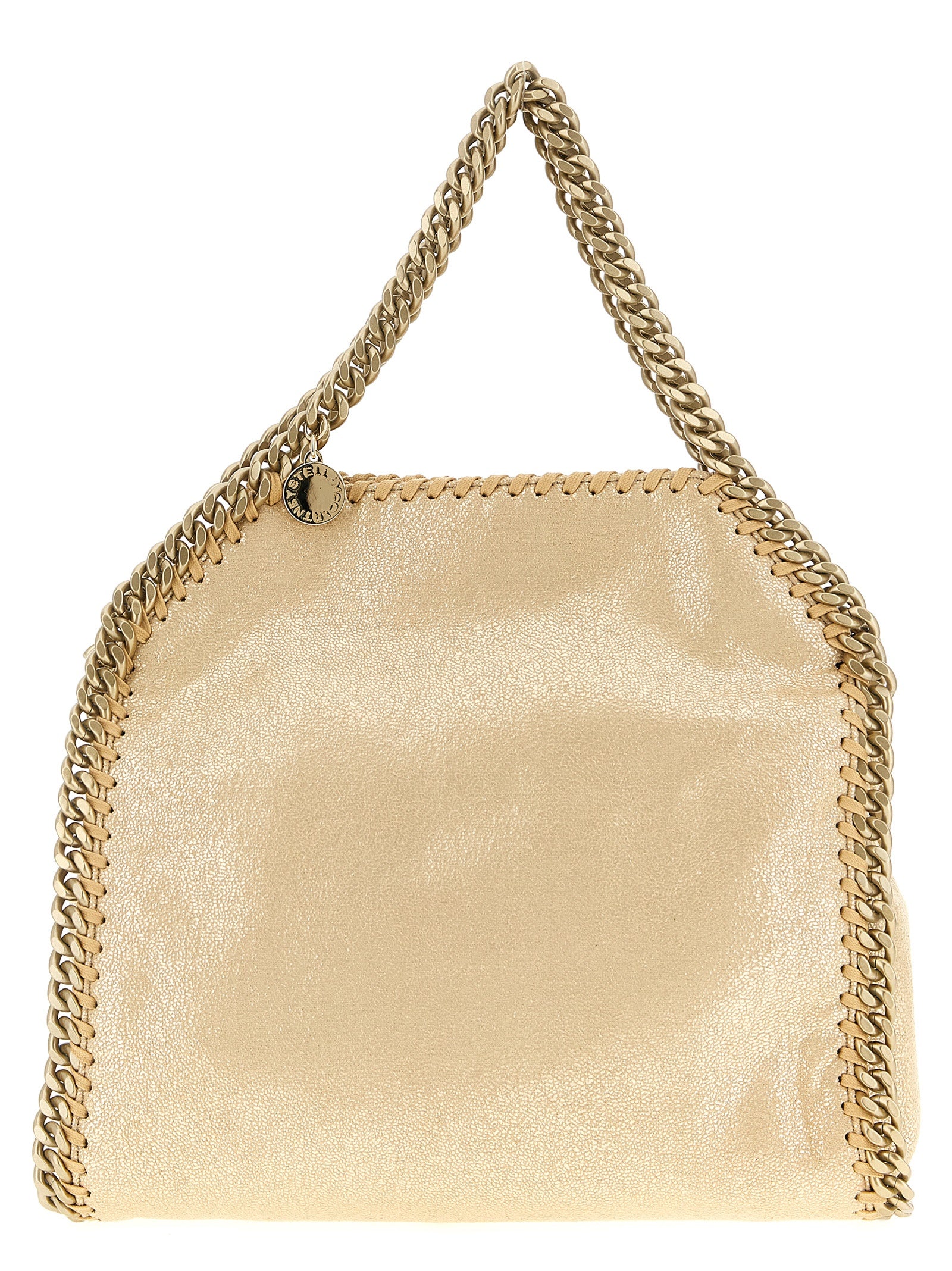 Gold Polyester Handbag Bag