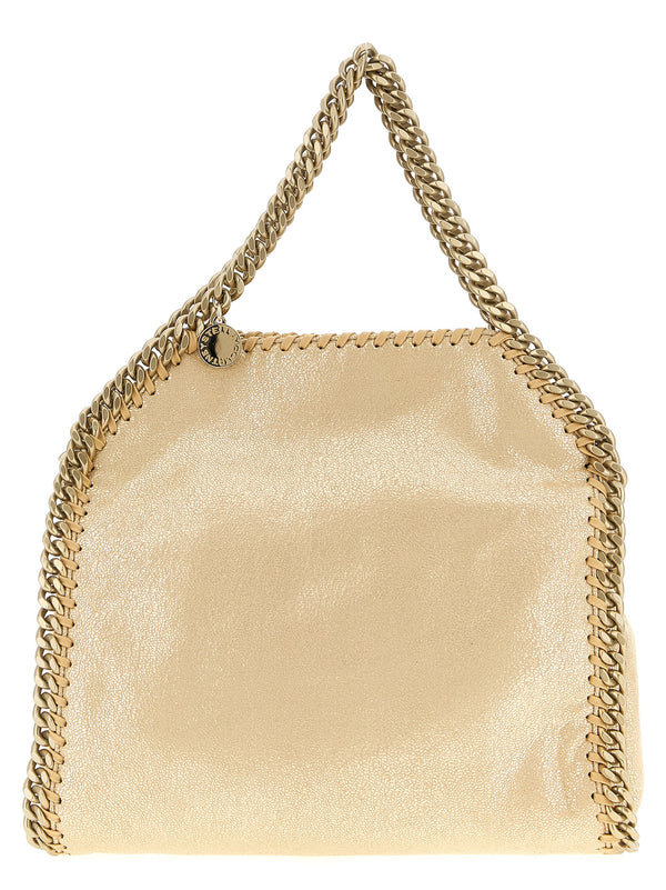 Stella McCartney 100% polyester shoulder bag in gold