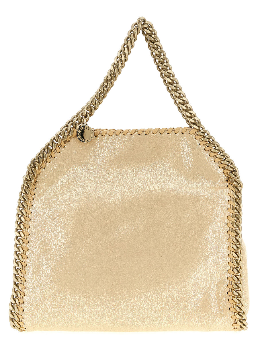 Stella McCartney 100% polyester shoulder bag in gold
