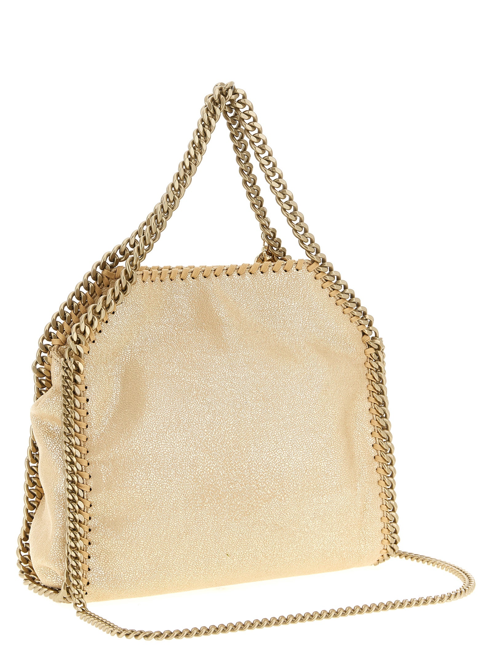 Gold Polyester Handbag Bag