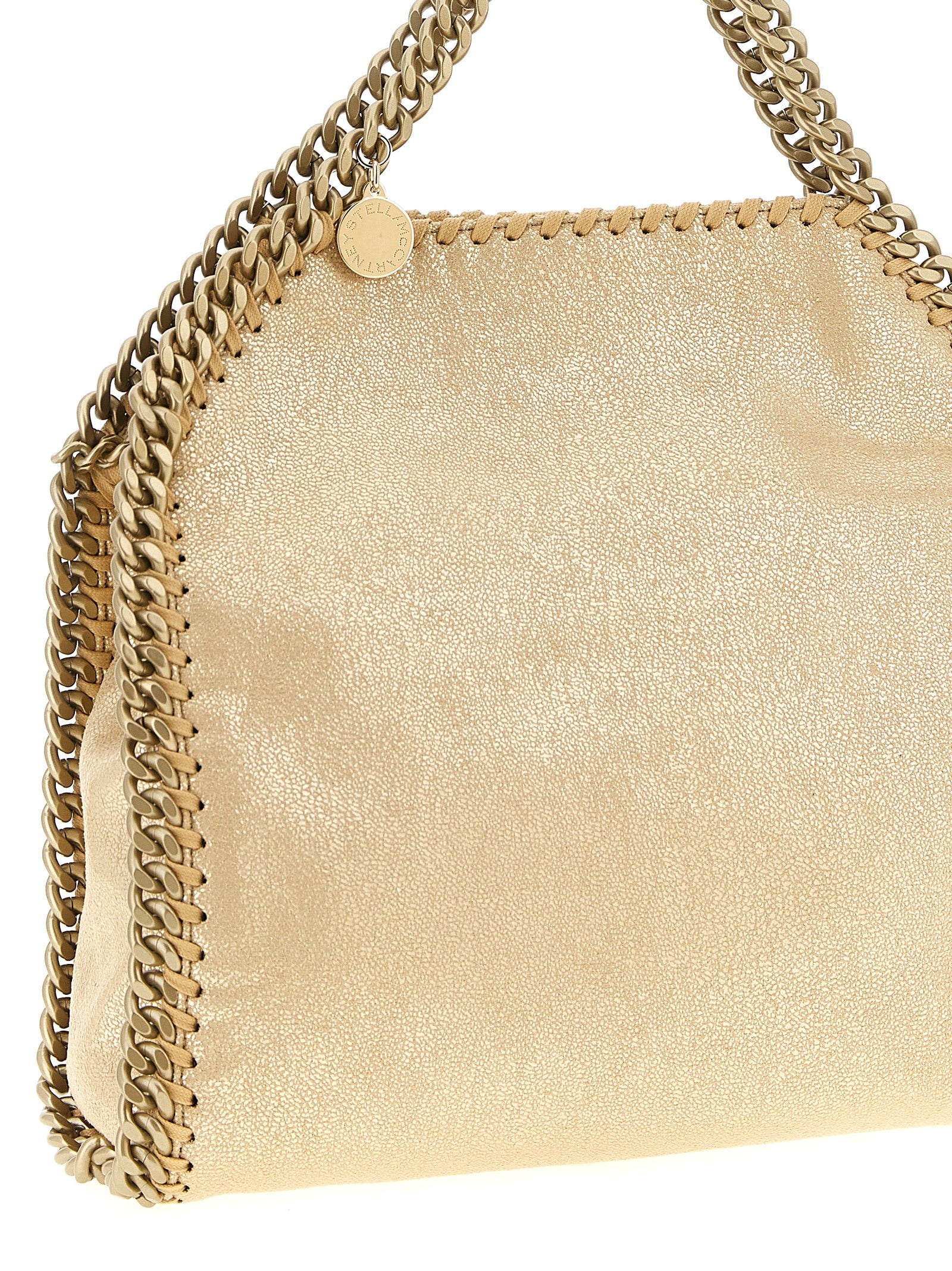Gold Polyester Handbag Bag
