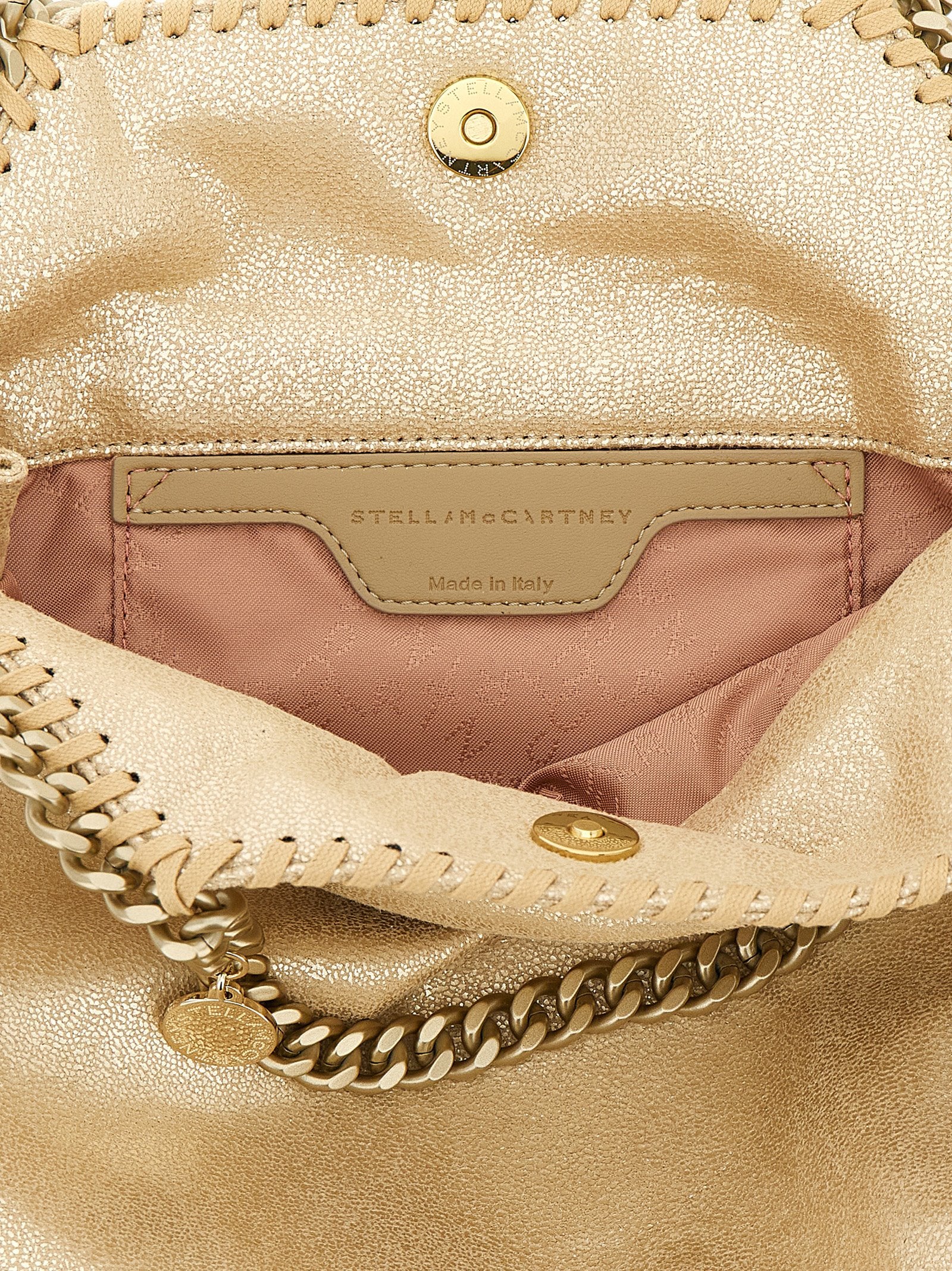 Gold Polyester Handbag Bag