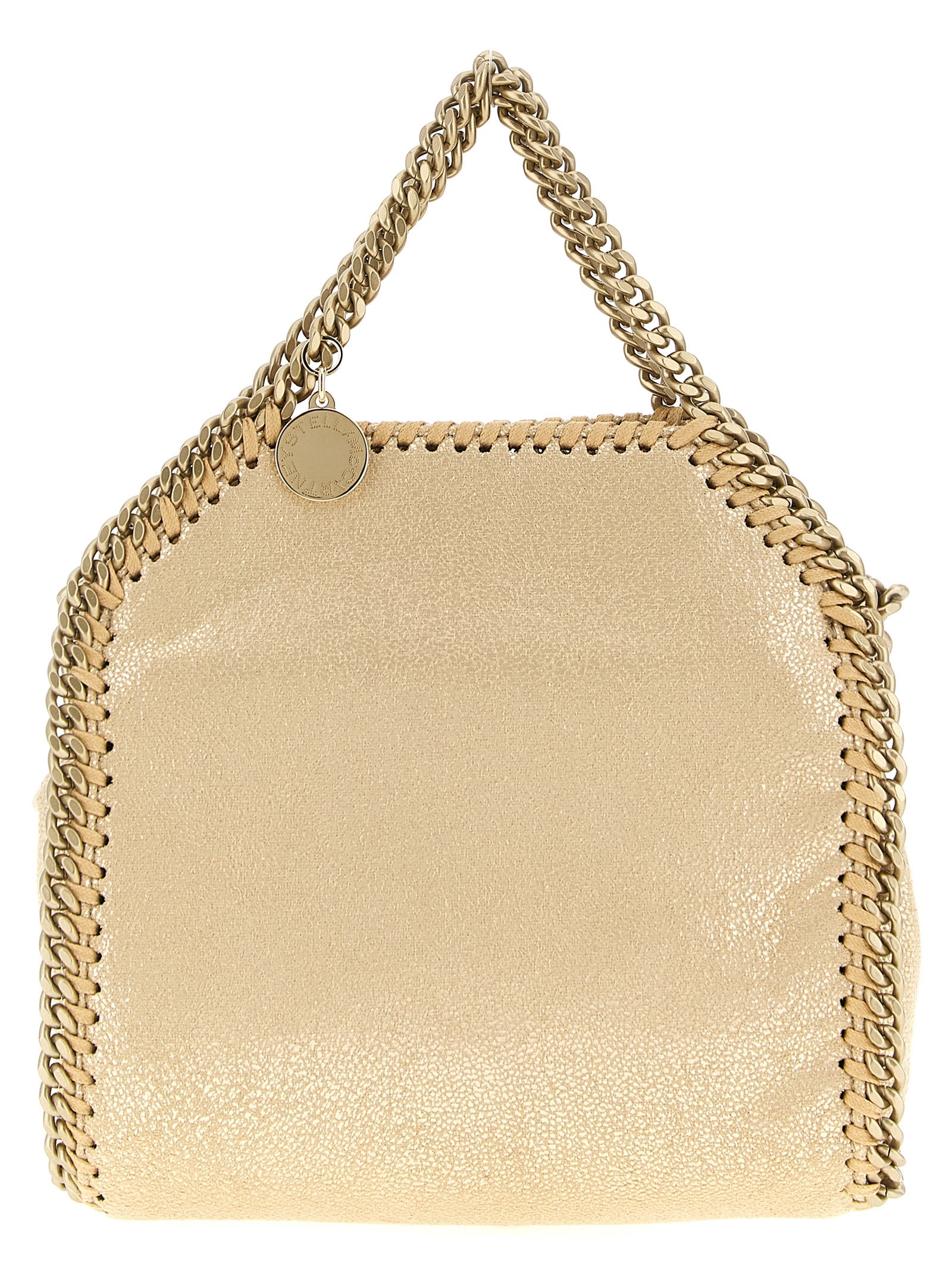 Gold Polyester Handbag Bag