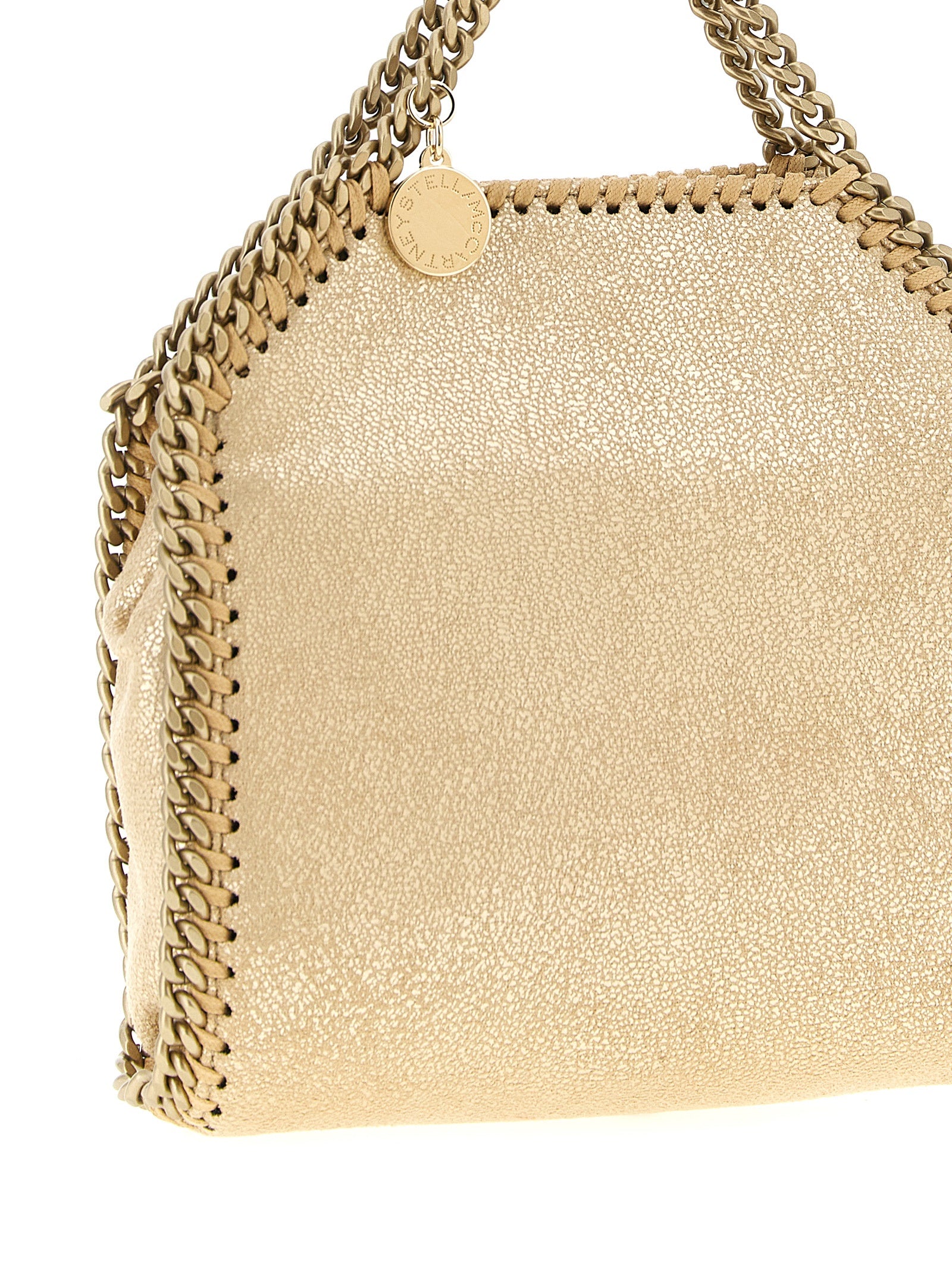 Gold Polyester Handbag Bag