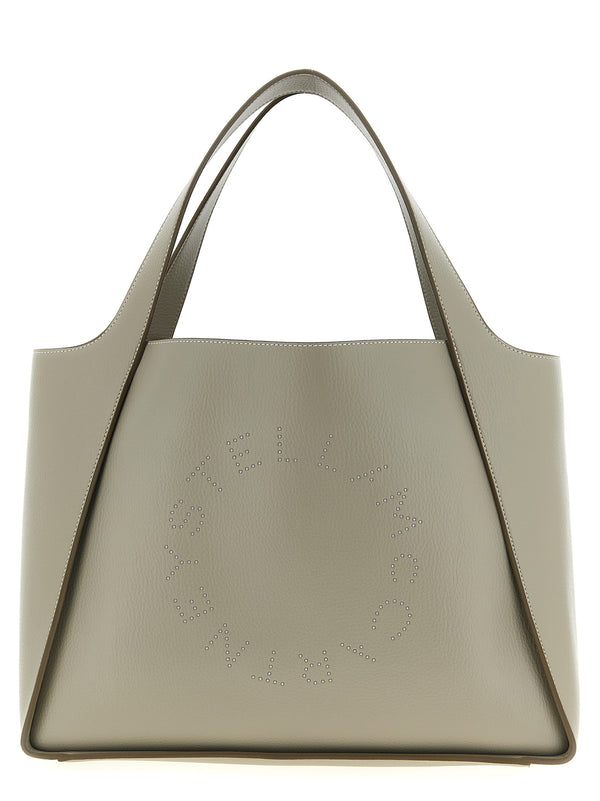 Stella McCartney 100% polyamide tote bag in beige