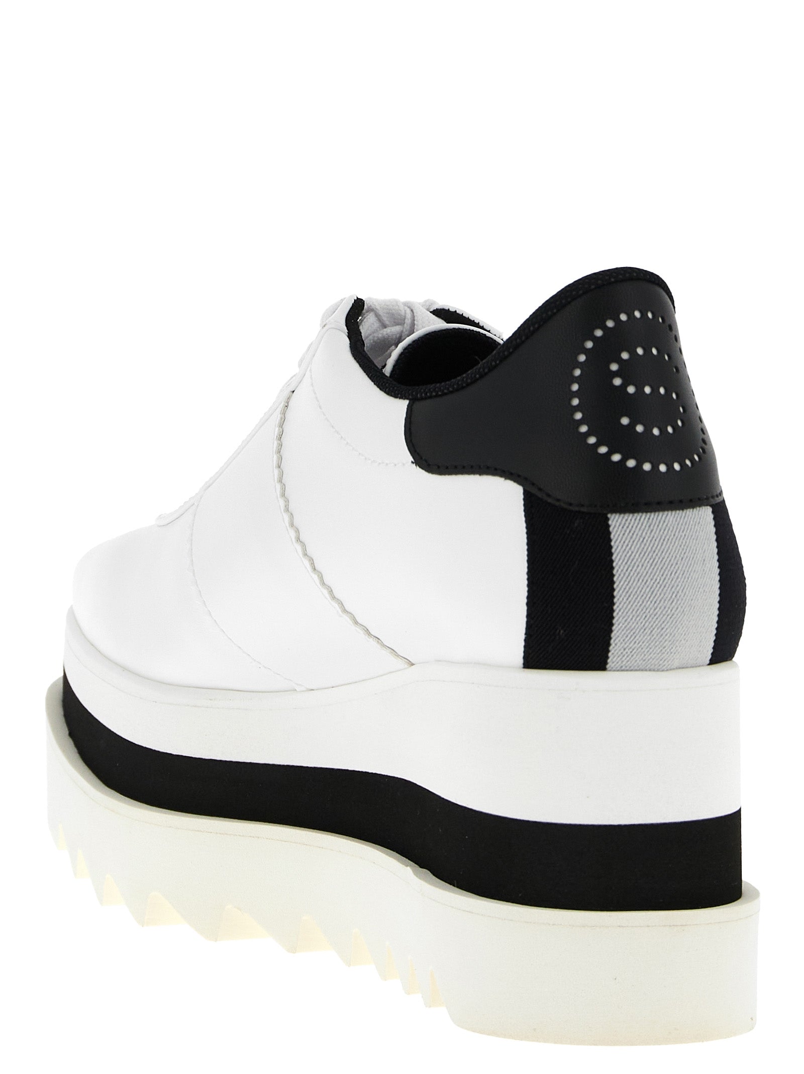 Stella McCartney 100% Polyurethane sneaker in white — view 3