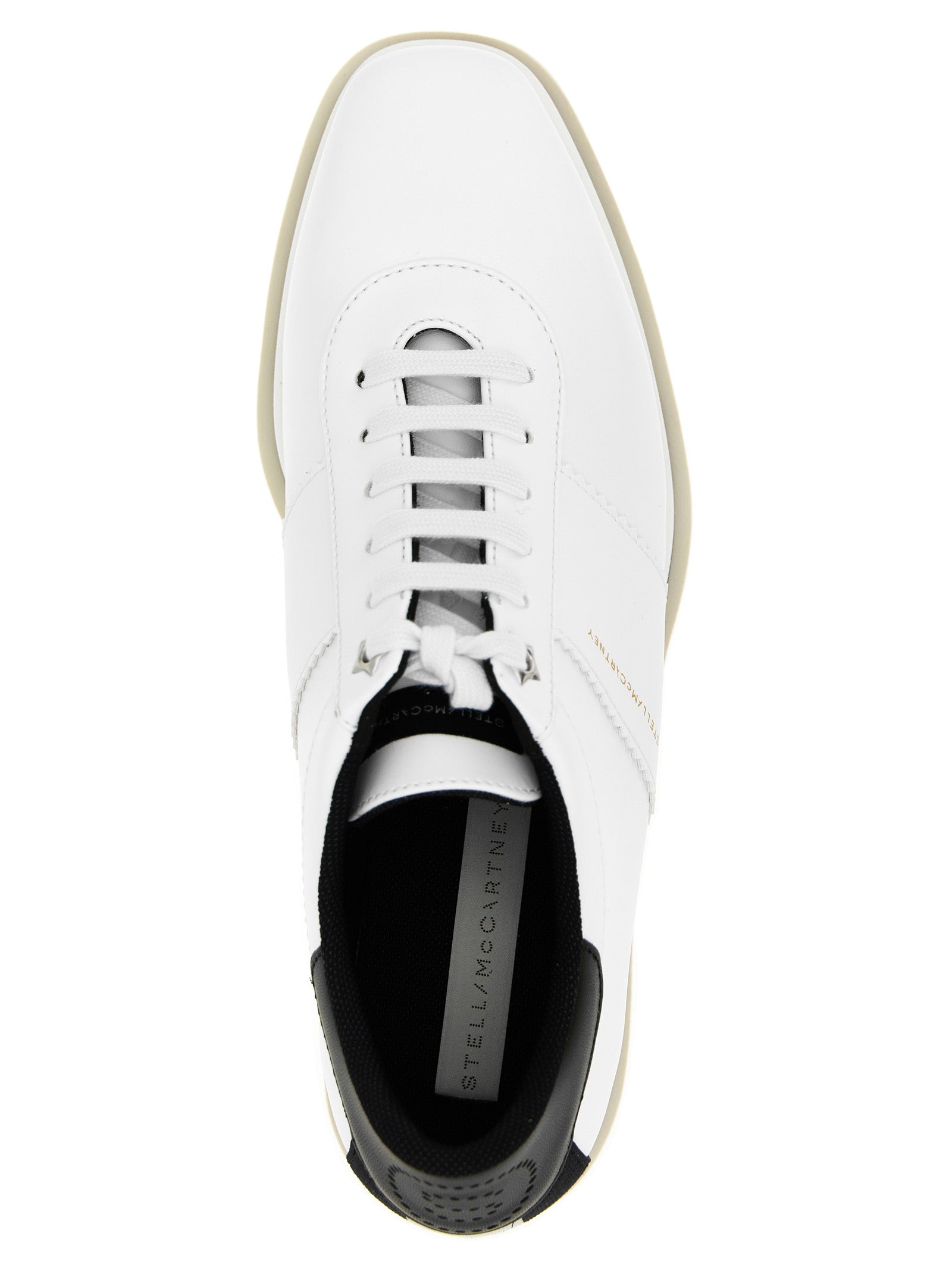 Stella McCartney 100% Polyurethane sneaker in white — view 4