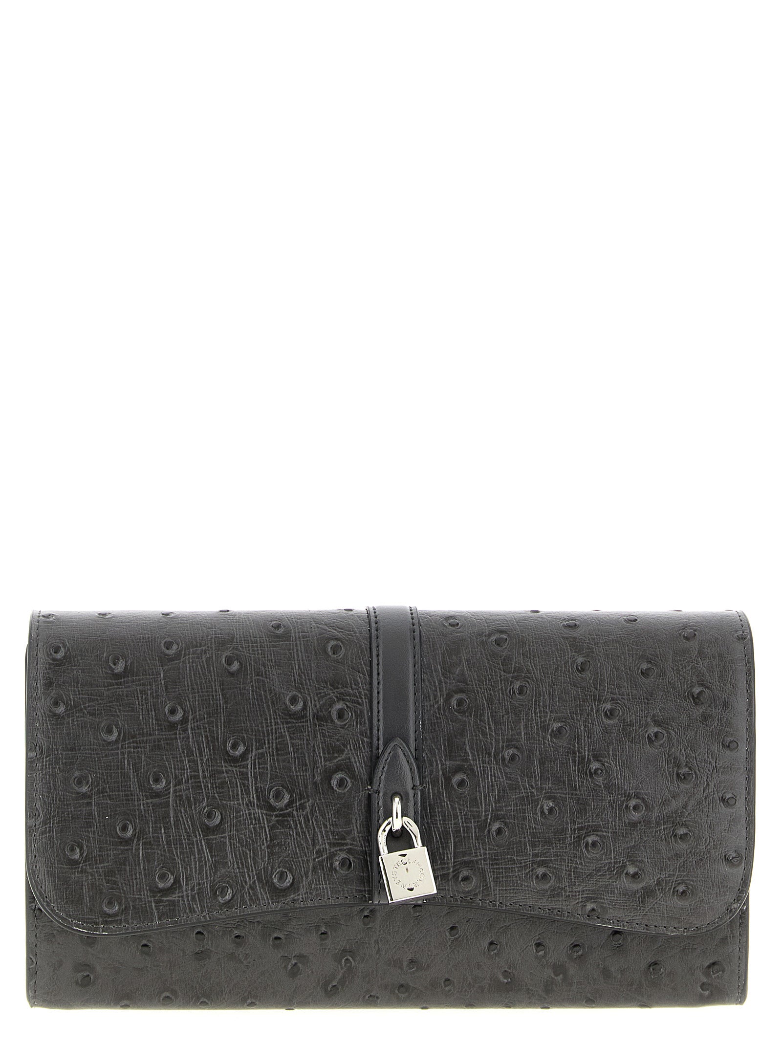Stella McCartney 100% Polyamide wallet in black
