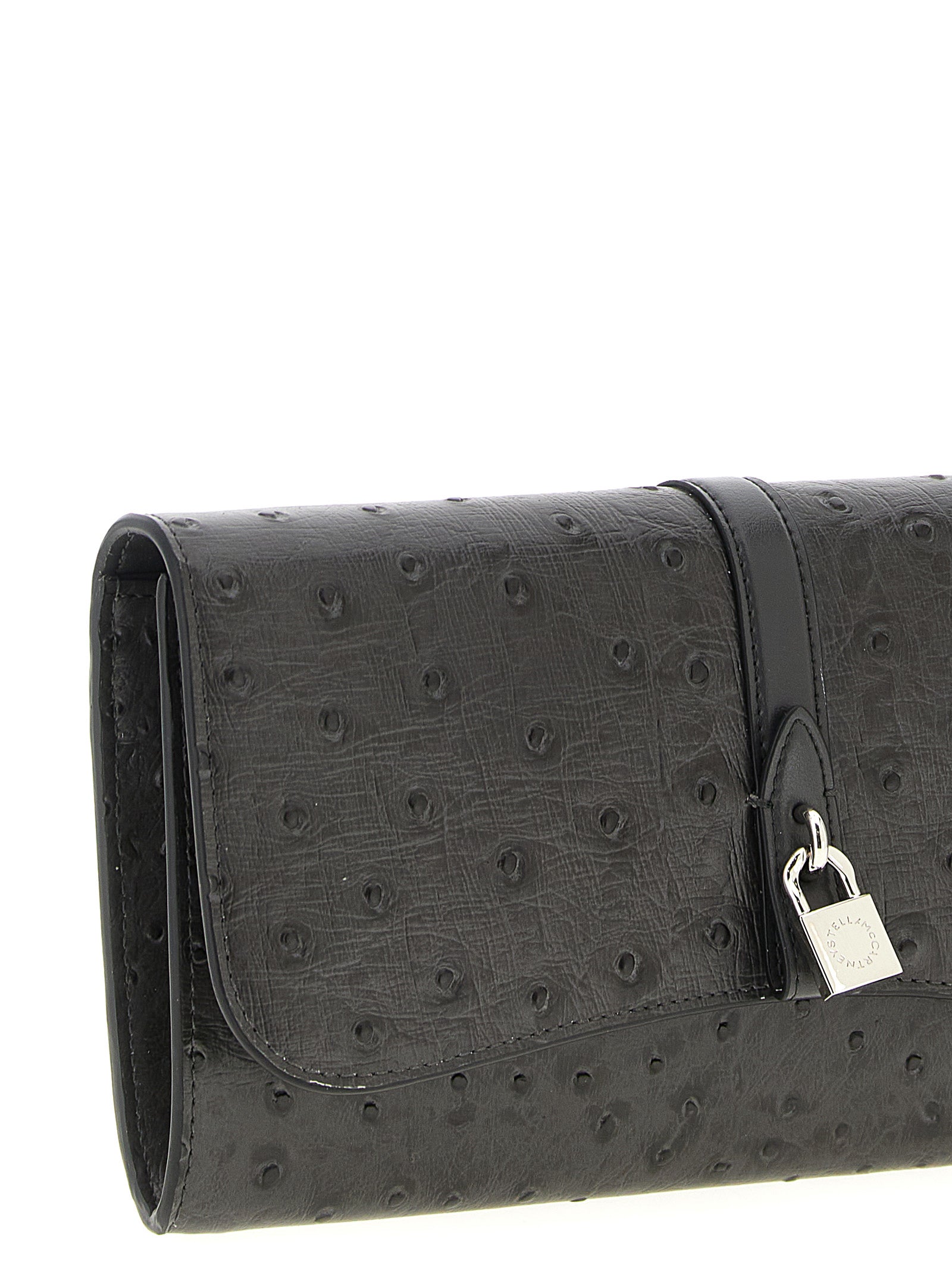 Stella McCartney 100% Polyamide wallet in black — view 3