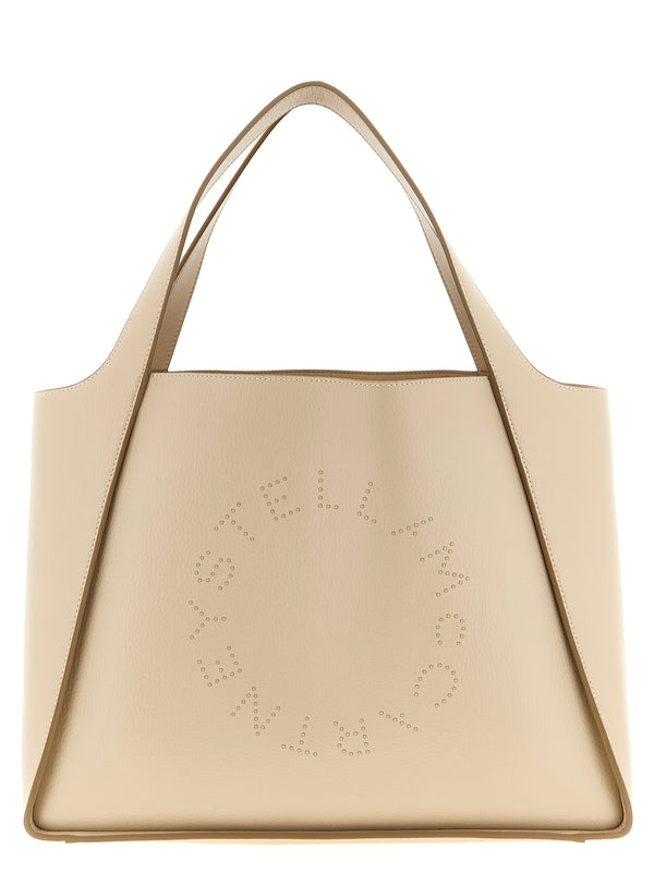 Stella McCartney 100% Polyamide tote bag in beige