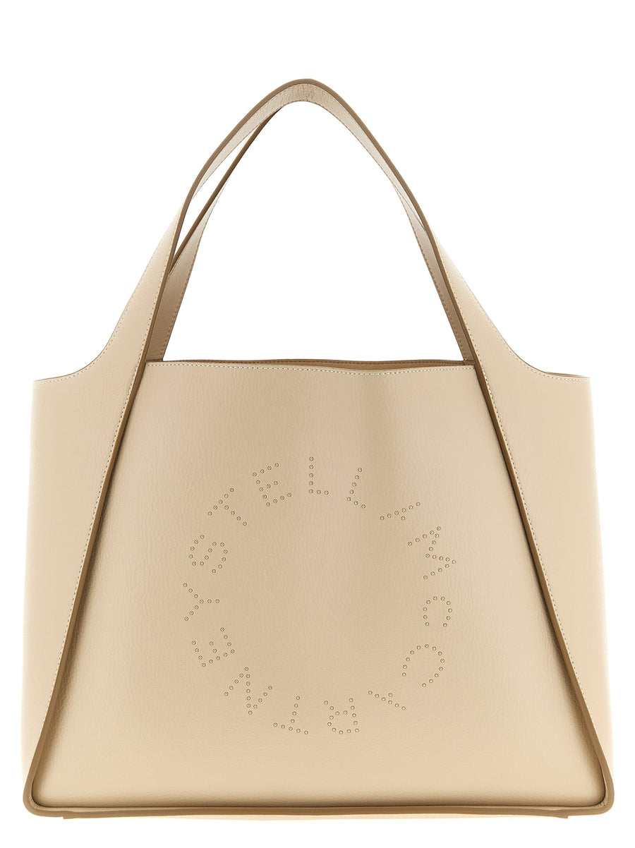 Stella McCartney 100% Polyamide tote bag in beige