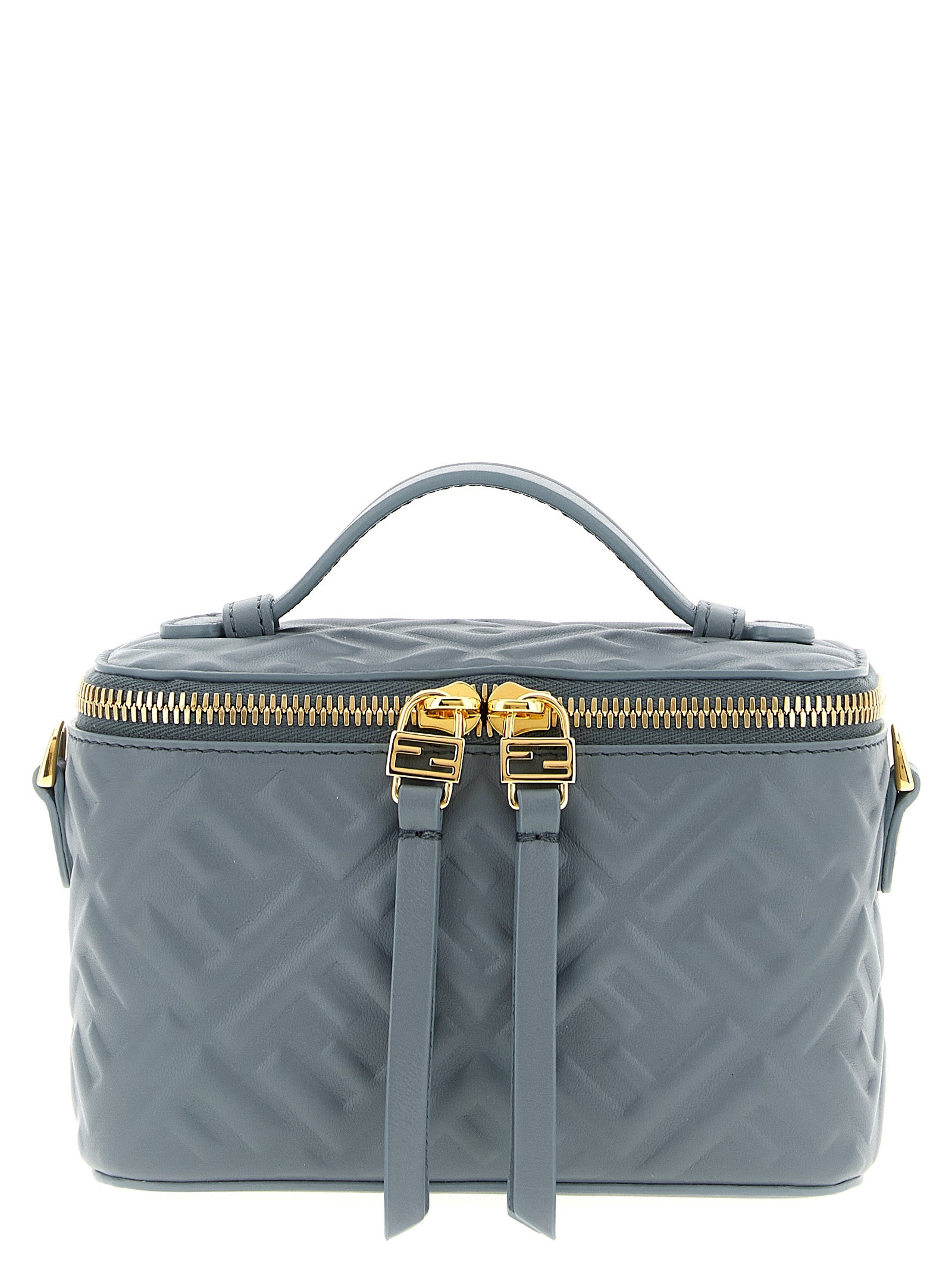 Blue Lamb Leather Handbag Bag