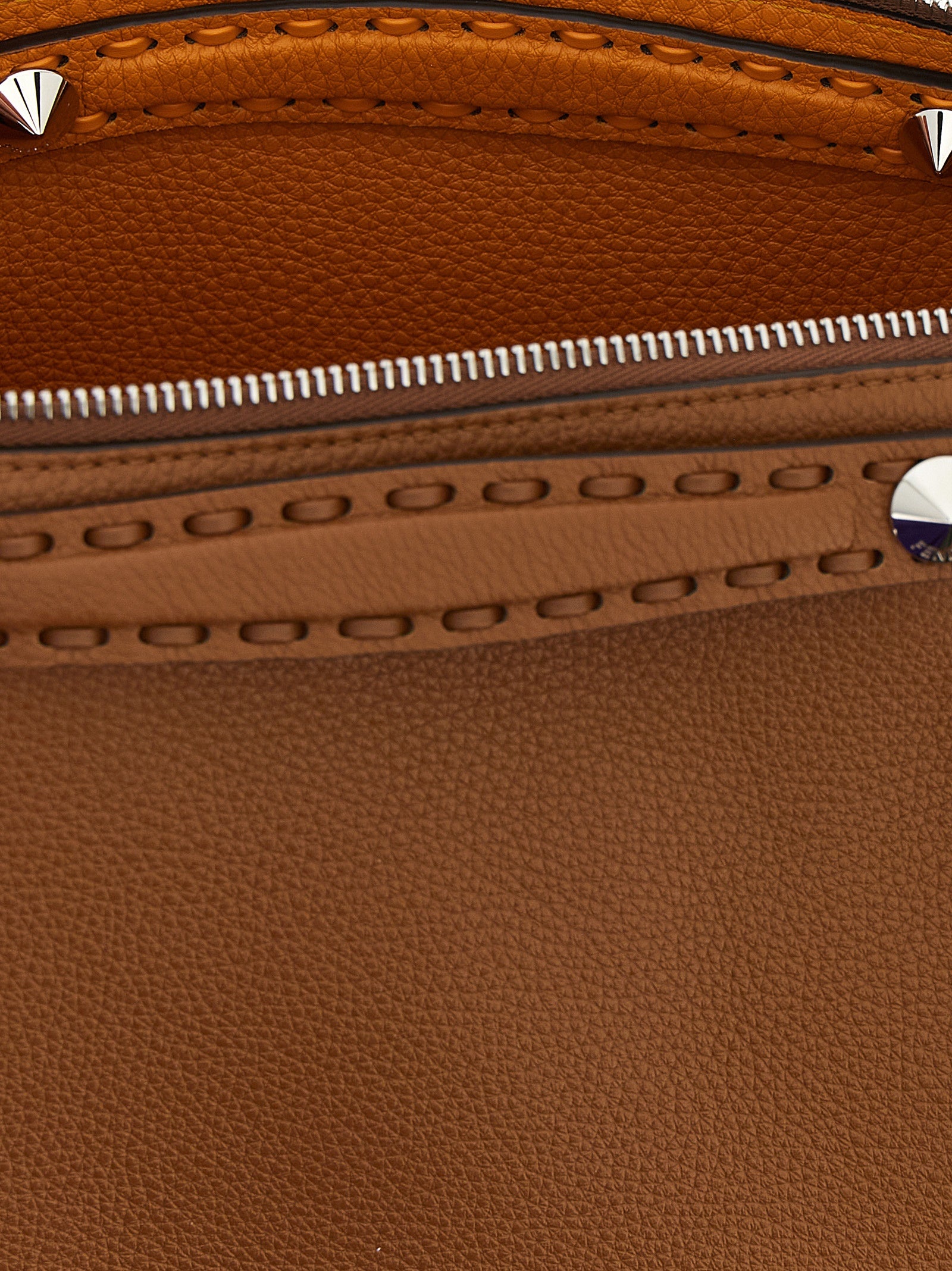 Brown Calfskin Handbag Bag
