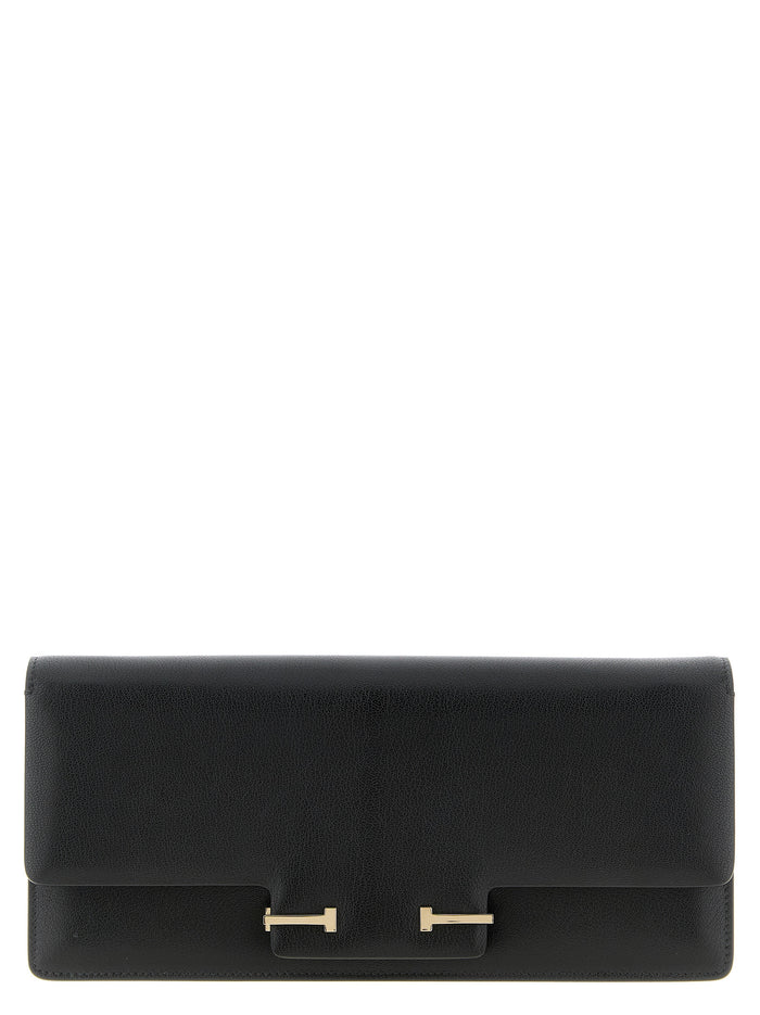 Black Goatskin Shoulder Bag