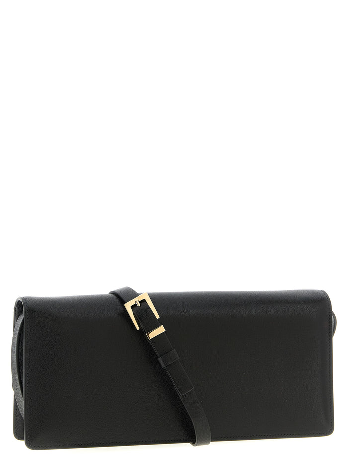 Black Goatskin Shoulder Bag