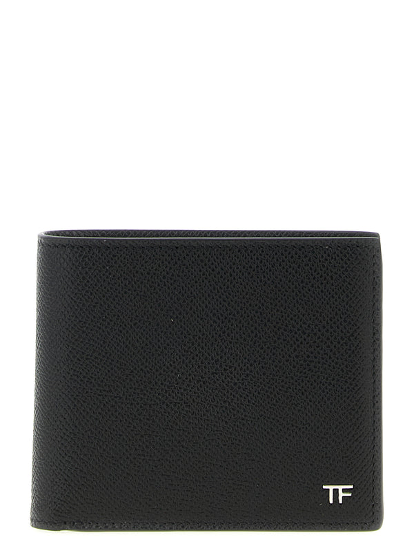 Tom Ford 100% calfskin leather wallet in black