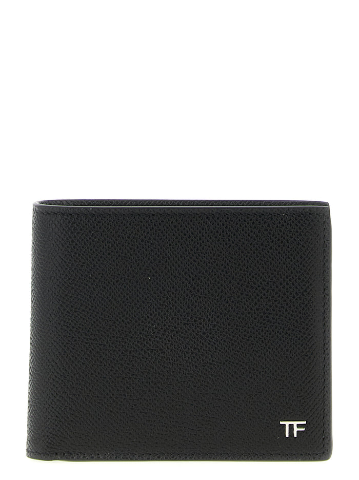 Tom Ford 100% calfskin leather wallet in black