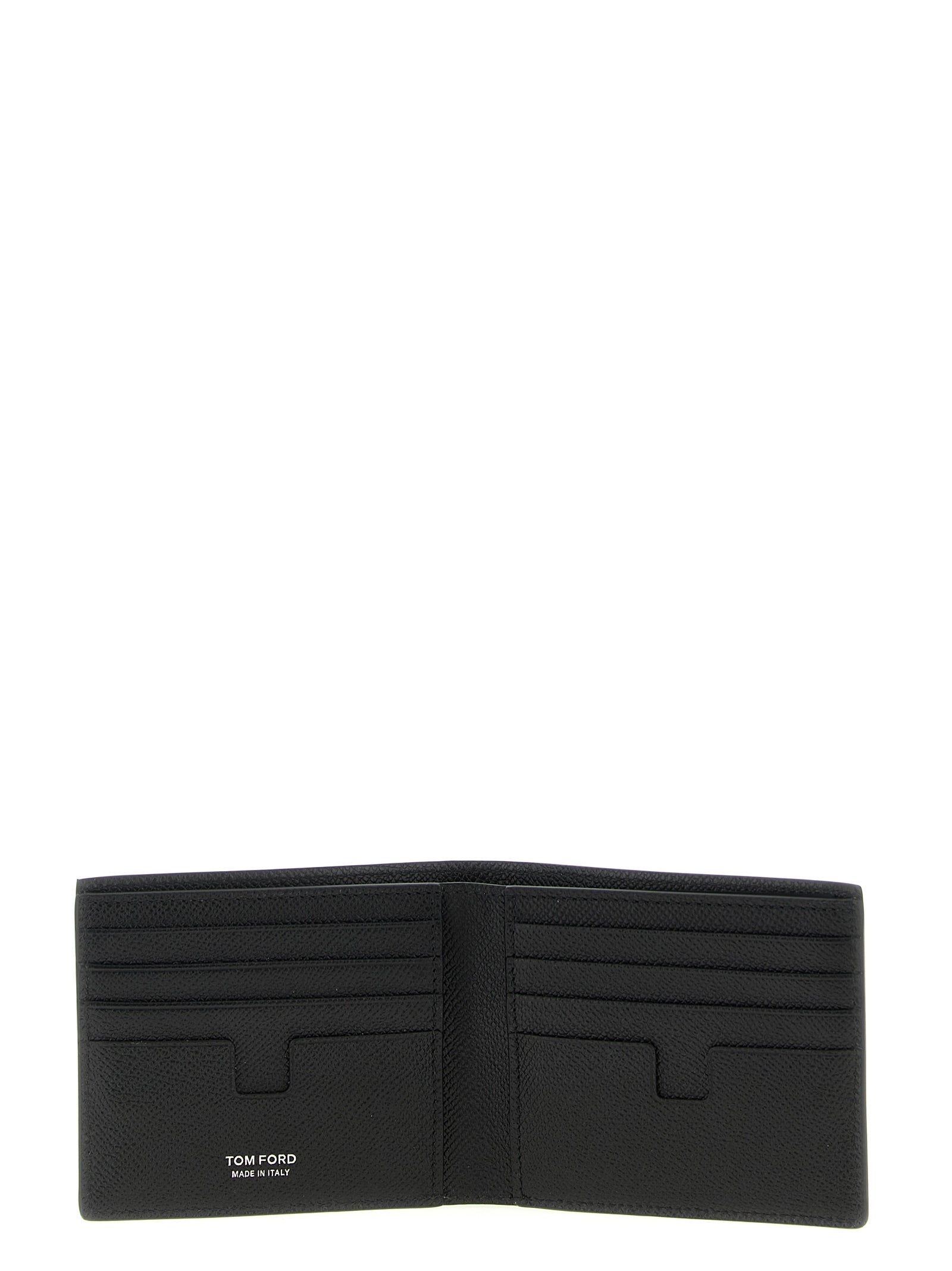 Tom Ford 100% calfskin leather wallet in black — view 3