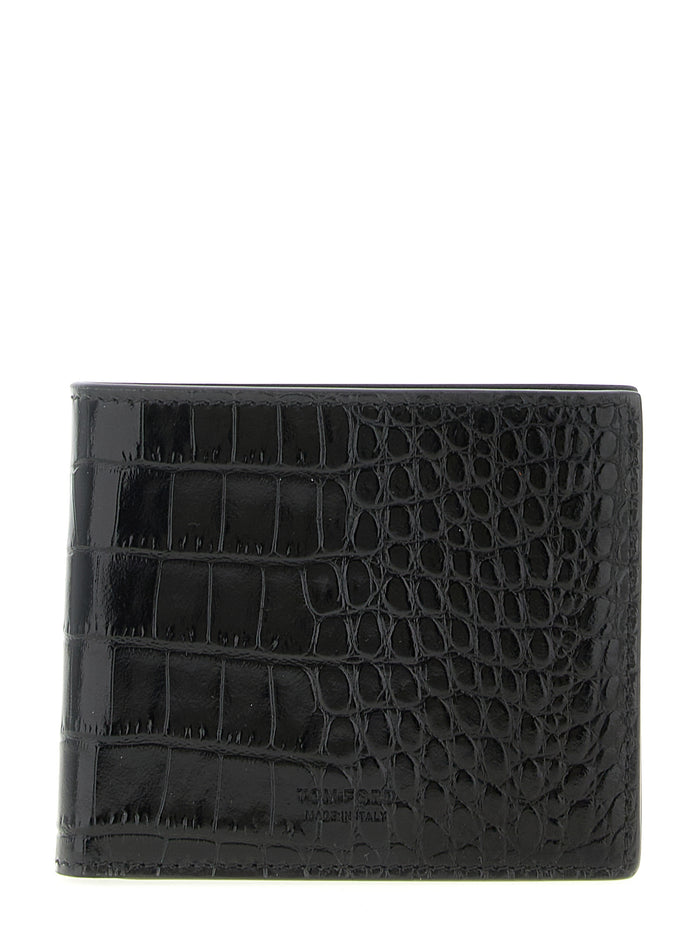 Tom Ford 100% calfskin leather (Bos Taurus) wallet in black