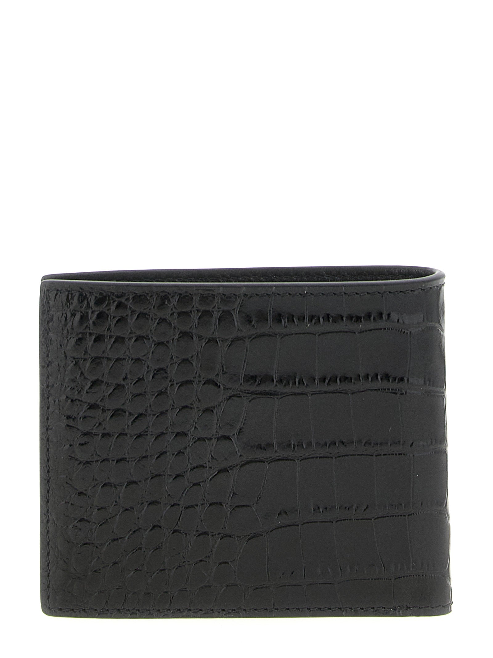 Tom Ford 100% calfskin leather (Bos Taurus) wallet in black — view 2