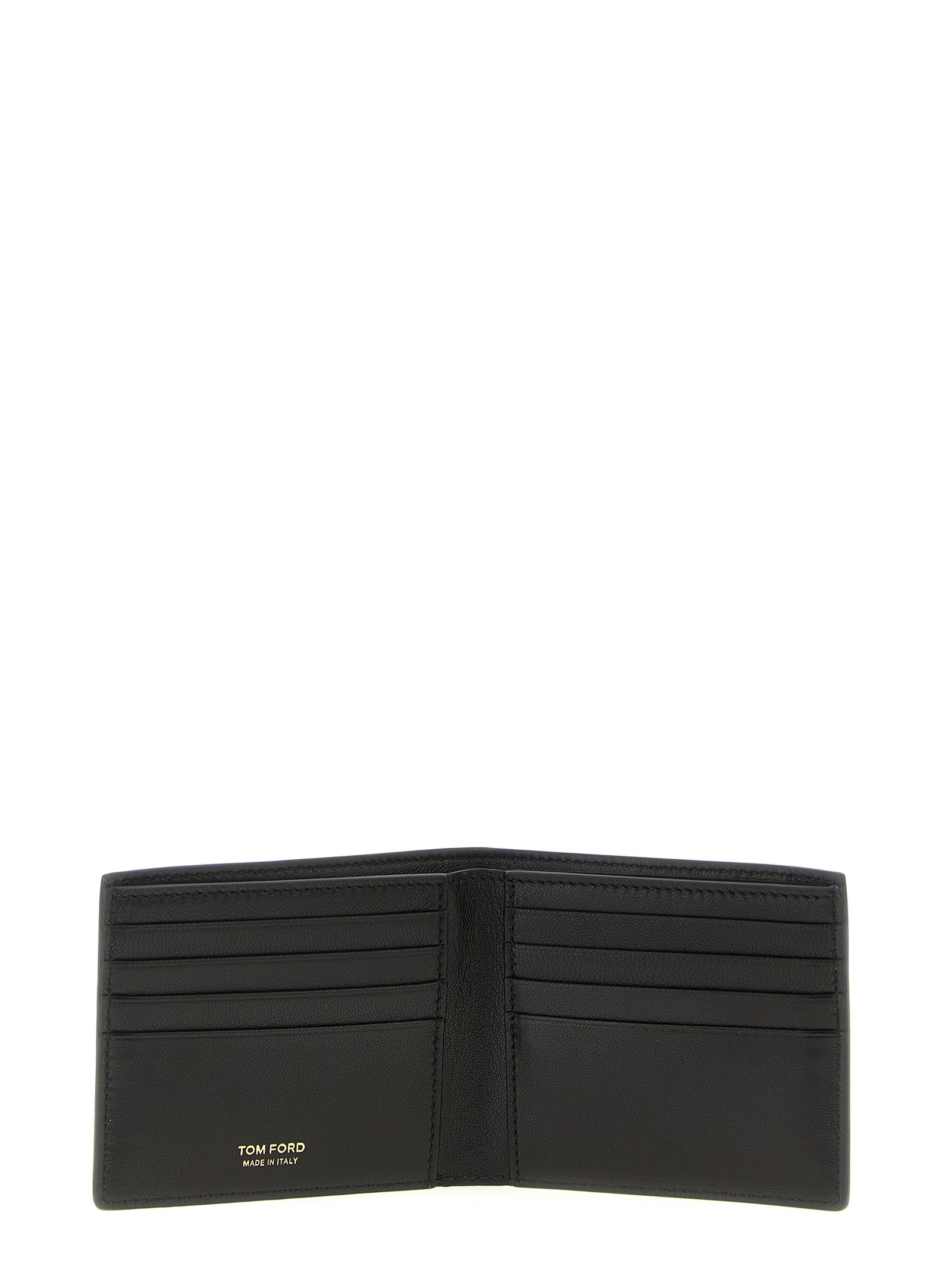 Tom Ford 100% calfskin leather (Bos Taurus) wallet in black — view 3